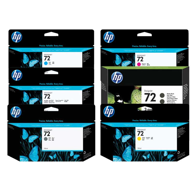 惠普（HP）72號墨盒 T790/T795/T1300/T1100/T1708原裝墨盒 