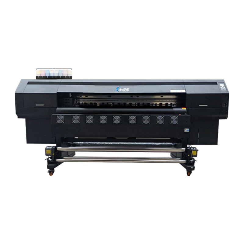 七級(jí)風(fēng) 國(guó)產(chǎn)寫真機(jī) 國(guó)產(chǎn)繪圖儀 戶外廣告噴繪機(jī) 高精度卷材打印機(jī) 七級(jí)風(fēng)S-1808E Plus：1.8米（八頭）