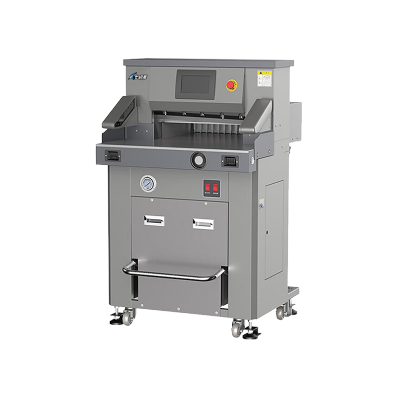 七級風(fēng)切紙機(jī)CX498T高速輕音液壓程控切紙機(jī)寬度498mm厚度80mm