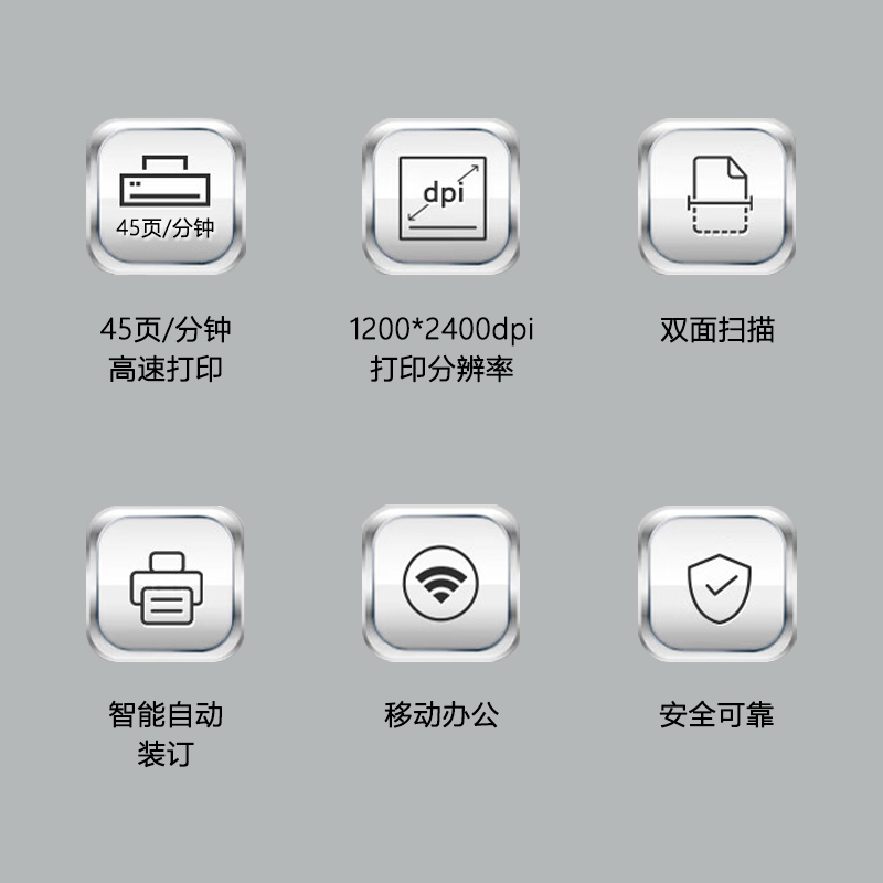 七級風黑白復合機 FF-Apeos C4570 CPS 4T 標配+四紙盒A3